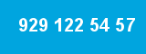 929 122 54 57 929 122 54 57